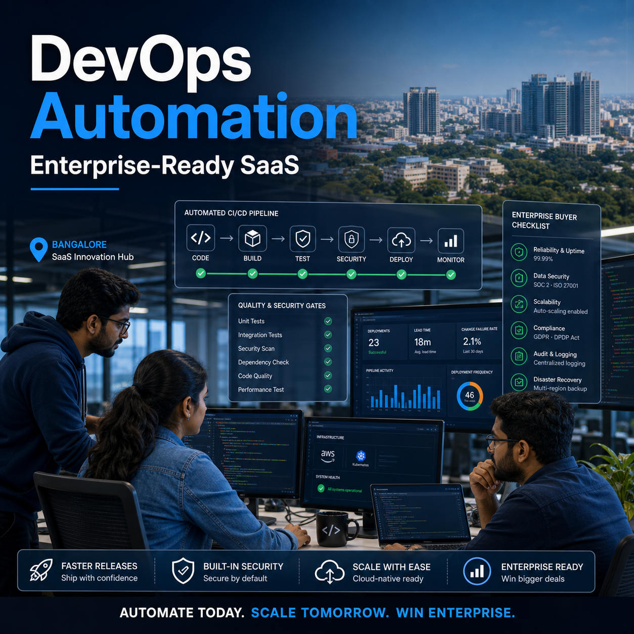 DevOps Automation for Bangalore SaaS Teams Preparing Enterprise Sales